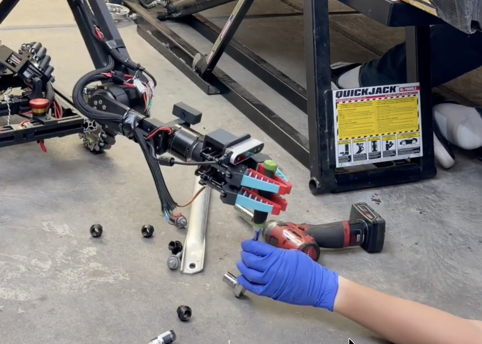Human gives a natural real-world instruction to the robot